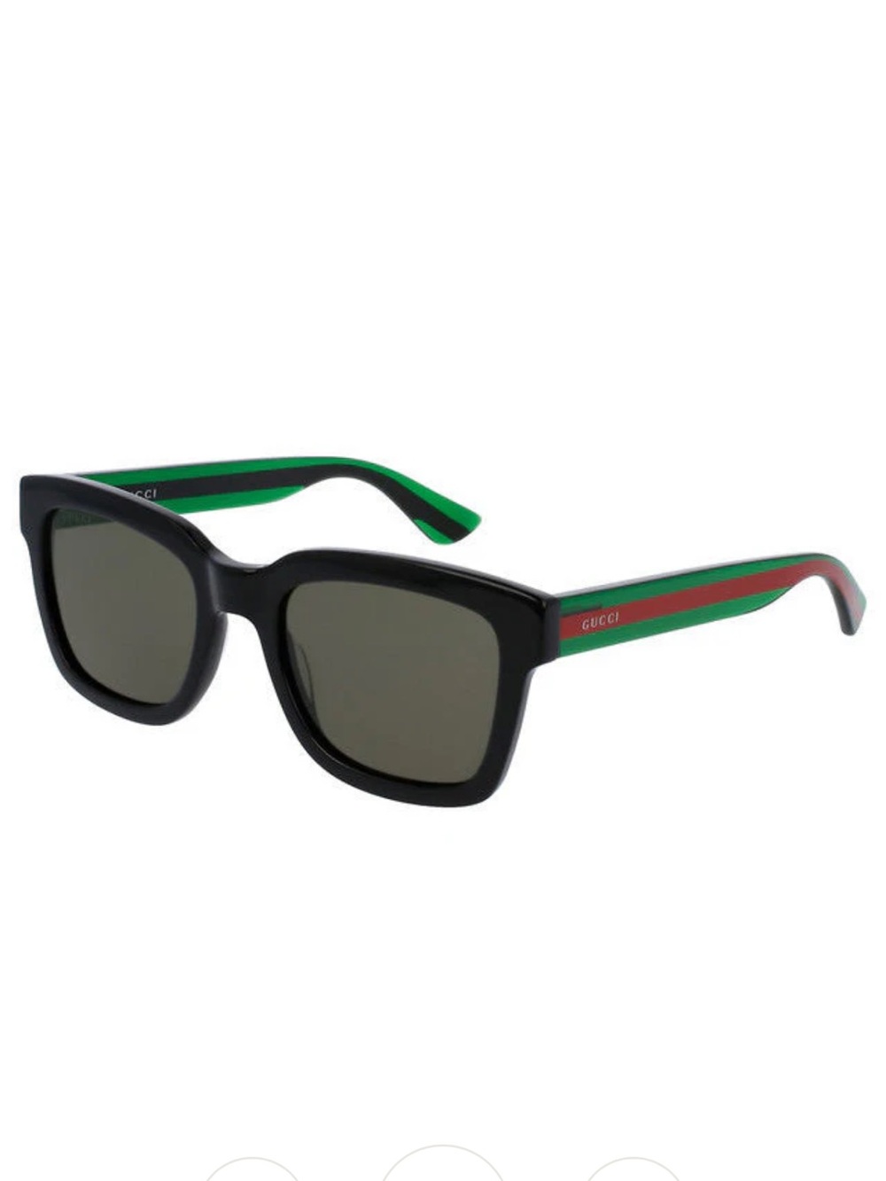 GUCCI GG0001SN Men’s Square Sunglasses in Havana Brown